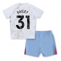 Dres Aston Villa Leon Bailey #31 Preč pre deti 2023-24 Krátky Rukáv (+ trenírky)